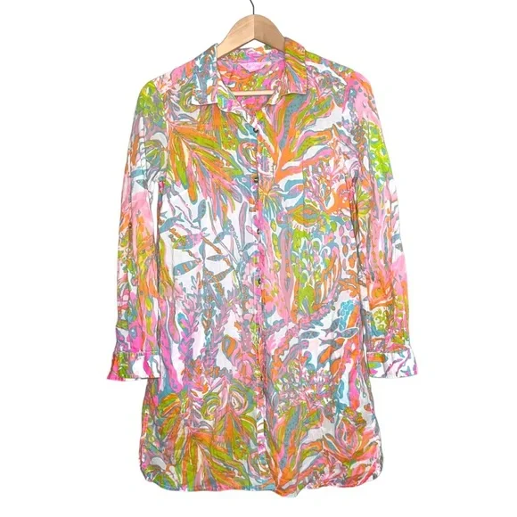Lilly Pulitzer Jupiter Island in Scuba to Cuba Tunic - Picture 3 of 13
